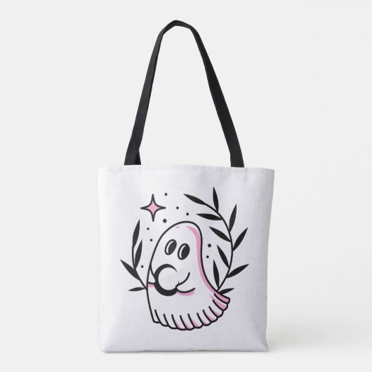Sac fourre-tout avec conception de logo rose et no (Dos)