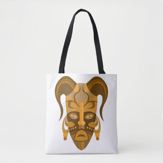 SAC FOURRE-TOUT AVEC CONCEPTION DE MASQUE TRADITIO (Devant)