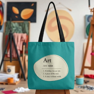 Sac fourre-tout avec définition d'art personnalisé