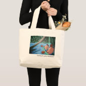 Sac fourre-tout avec des couples dans le canoë (Devant (produit))