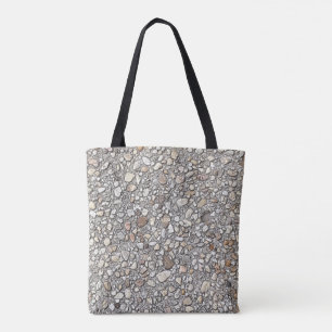 Sac fourre-tout avec design beige rocheux