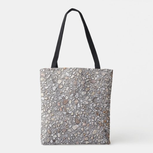 Sac fourre-tout avec design beige rocheux (Dos)