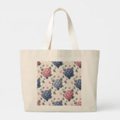 Sac fourre-tout avec design hydrangea (Dos)