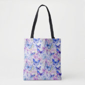 Sac fourre-tout avec design papillons (Devant)