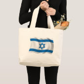 Sac fourre-tout avec drapeau d'Israël (Devant (produit))