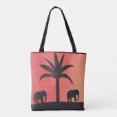 Sac fourre-tout avec Elephant Design (Dos)