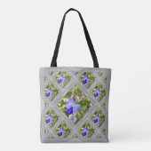 Sac fourre-tout avec fleurs de papillon bleu (Dos)