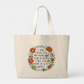 Sac fourre-tout avec Floral II (Dos)