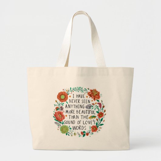 Sac fourre-tout avec Floral II (Devant)