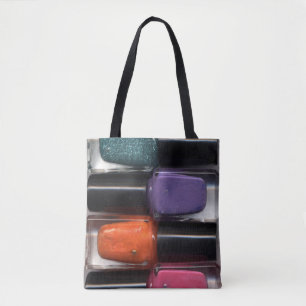 Sac fourre-tout avec impression de vernis à ongles