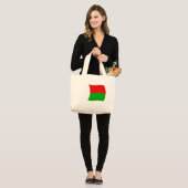 Sac fourre-tout avec le drapeau de Madagascar (Devant (modèle))