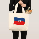 Sac fourre-tout avec le drapeau d'Haïti (Devant (produit))