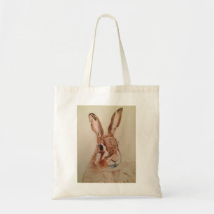 sac fourre-tout avec l'image de lièvres