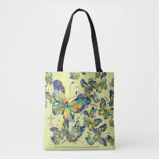 Sac fourre-tout avec Mariposas Designs et Love