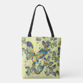 Sac fourre-tout avec Mariposas Designs et Love (Dos)