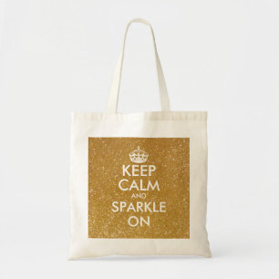 Sac fourre-tout avec paillettes dorées, gardez vot