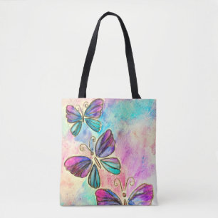 Sac fourre-tout avec papillons