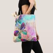 Sac fourre-tout avec papillons (De près)
