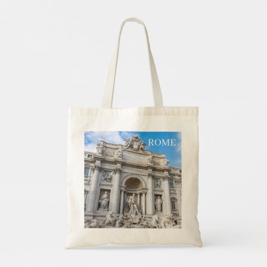Sac fourre-tout avec vue sur la fontaine de Rome T (Dos)
