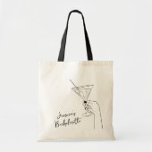 Sac fourre-tout Bachelorette - Cocktail Bach Totes (Devant)