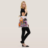 Sac fourre-tout Basic Witch Halloween mignon (Sur le modèle)
