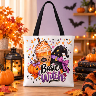 Sac fourre-tout Basic Witch Halloween mignon
