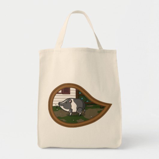 Sac fourre-tout Basil le cochon (Devant)
