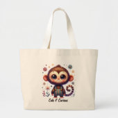 Sac fourre-tout bébé singe mignon  (Devant)
