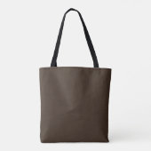 Sac fourre-tout beige marron à motif argyle (Dos)