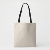 Sac fourre-tout beige uni (Devant)