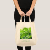sac fourre-tout bio en toile "verte en direct" (Devant (produit))