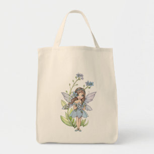 Sac fourre-tout biologique Fée de la fleur de Ne m