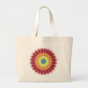 Sac fourre-tout biologique, motif Peace Tie Dye, a