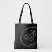 Sac fourre-tout Bitcoin minimaliste (Devant)
