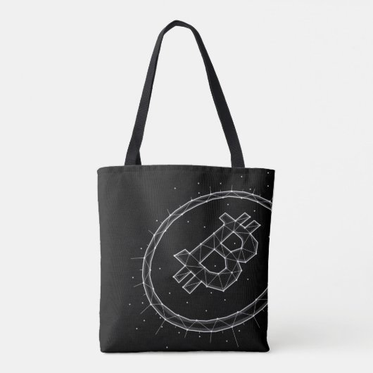 Sac fourre-tout Bitcoin minimaliste (Dos)