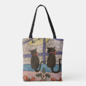 Sac fourre-tout Black Cat Christmas Strap (Dos)