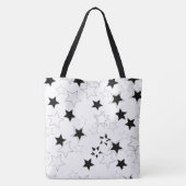 Sac fourre-tout Black & White Stars (Dos)