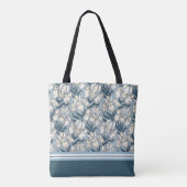 Sac fourre-tout blanc à conception d'iris de (Dos)