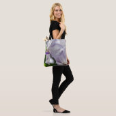Sac fourre-tout blanc à orchidées (Sur le modèle)