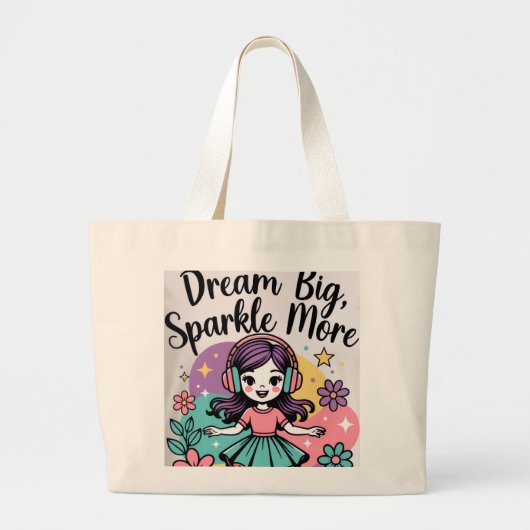 Sac fourre-tout blanc cassé (Devant)