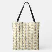 Sac fourre-tout blanc neige (Dos)