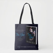Sac fourre-tout bleu Tru (Devant)
