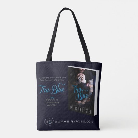 Sac fourre-tout bleu Tru (Dos)