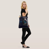Sac fourre-tout bleu Tru (Sur le modèle)