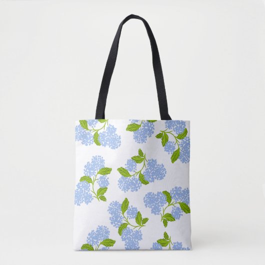 Sac fourre-tout Blue Hydrangea (Devant)