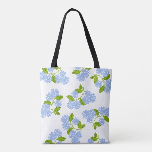 Sac fourre-tout Blue Hydrangea (Dos)