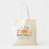 Sac fourre-tout Boho Good Vibes & Gentle Rises (Devant)