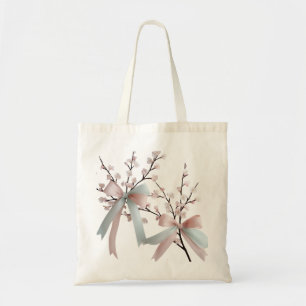 Sac fourre-tout bon marché à arc pastel de fleurs