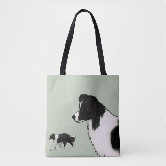 Sac fourre-tout Border Collie (Devant)