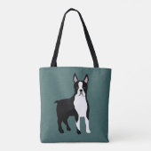 Sac fourre-tout Boston Terrier intégral (Dos)